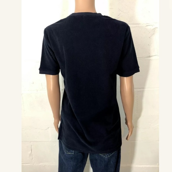 American Apparel T-Shirt French Terry XS Navy Blue - Picture 5 of 8